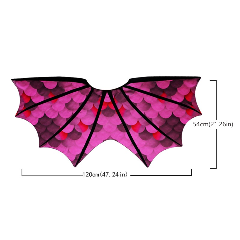 Cánh Khủng Long WMMB Kèm Dây Đeo Đàn Hồi Độc Đáo Trang Trí Halloween