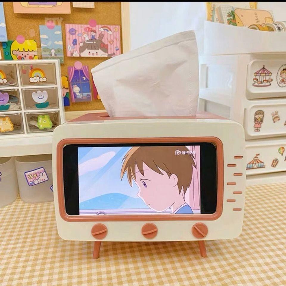 🍉zollzirr🍉Korea ins sáng tạo cô gái dễ thương trái tim giá đỡ điện thoại động hình dạng  TV hộp giấy giá đỡ điện thoại | BigBuy360 - bigbuy360.vn