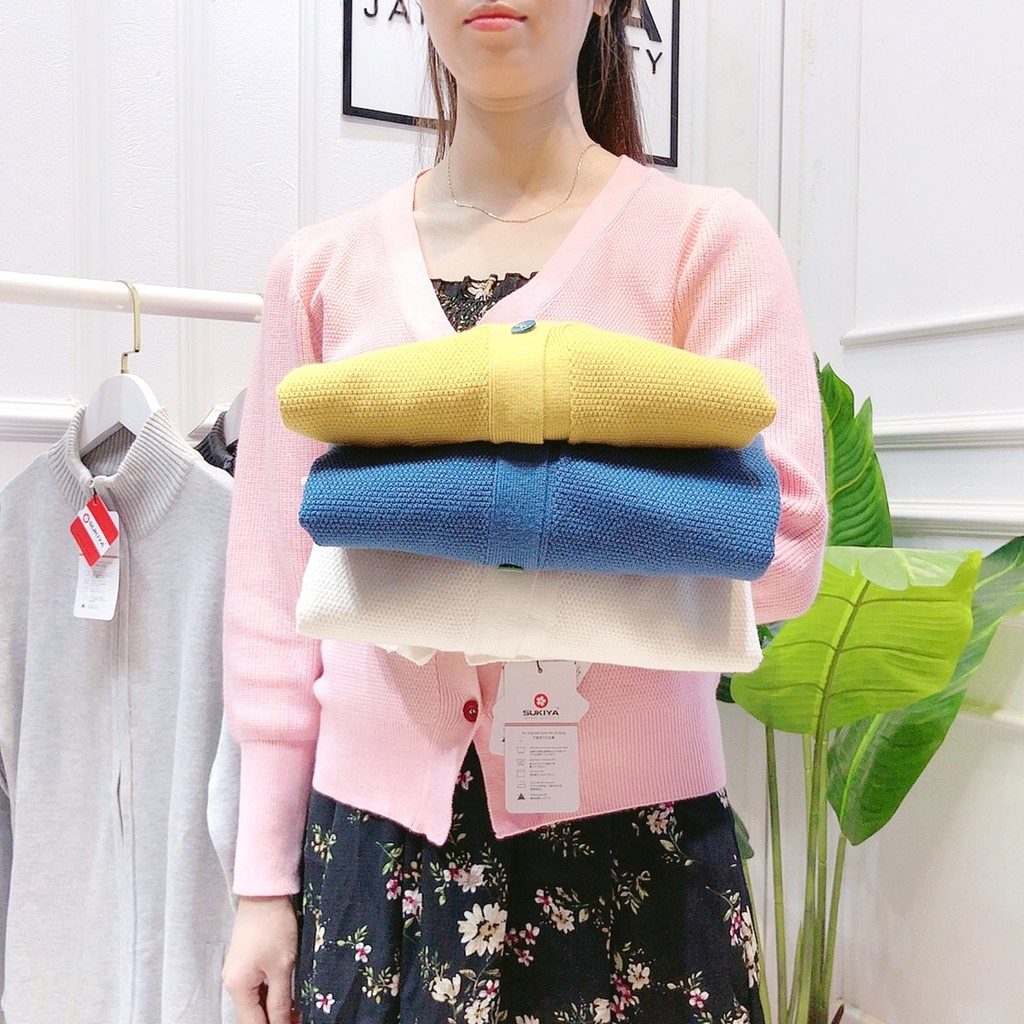 Ao len nữ cardigan mới nhất 2020 AL07 | BigBuy360 - bigbuy360.vn