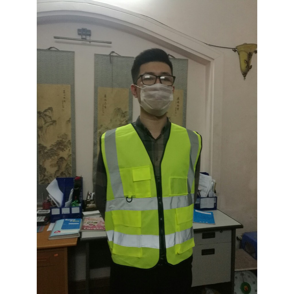 áo phản quang loại có túi