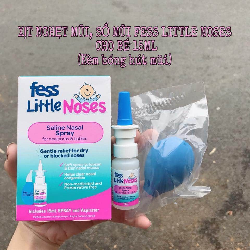 Xịt mũi fess little noses kèm bóng