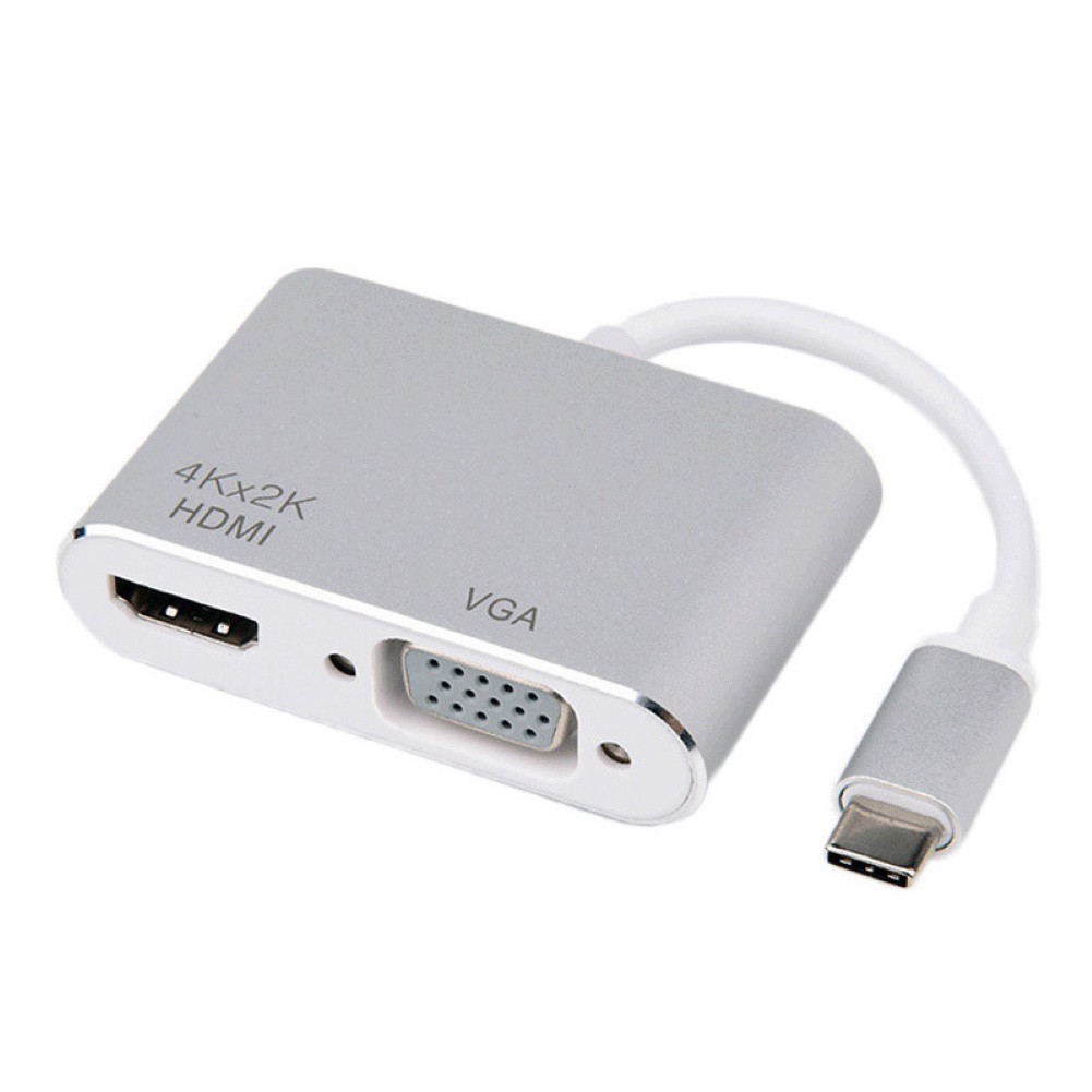 Đầu Chuyển Đổi Usb C Sang Hdmi Vga 4k Hd Type C Cho Macbook