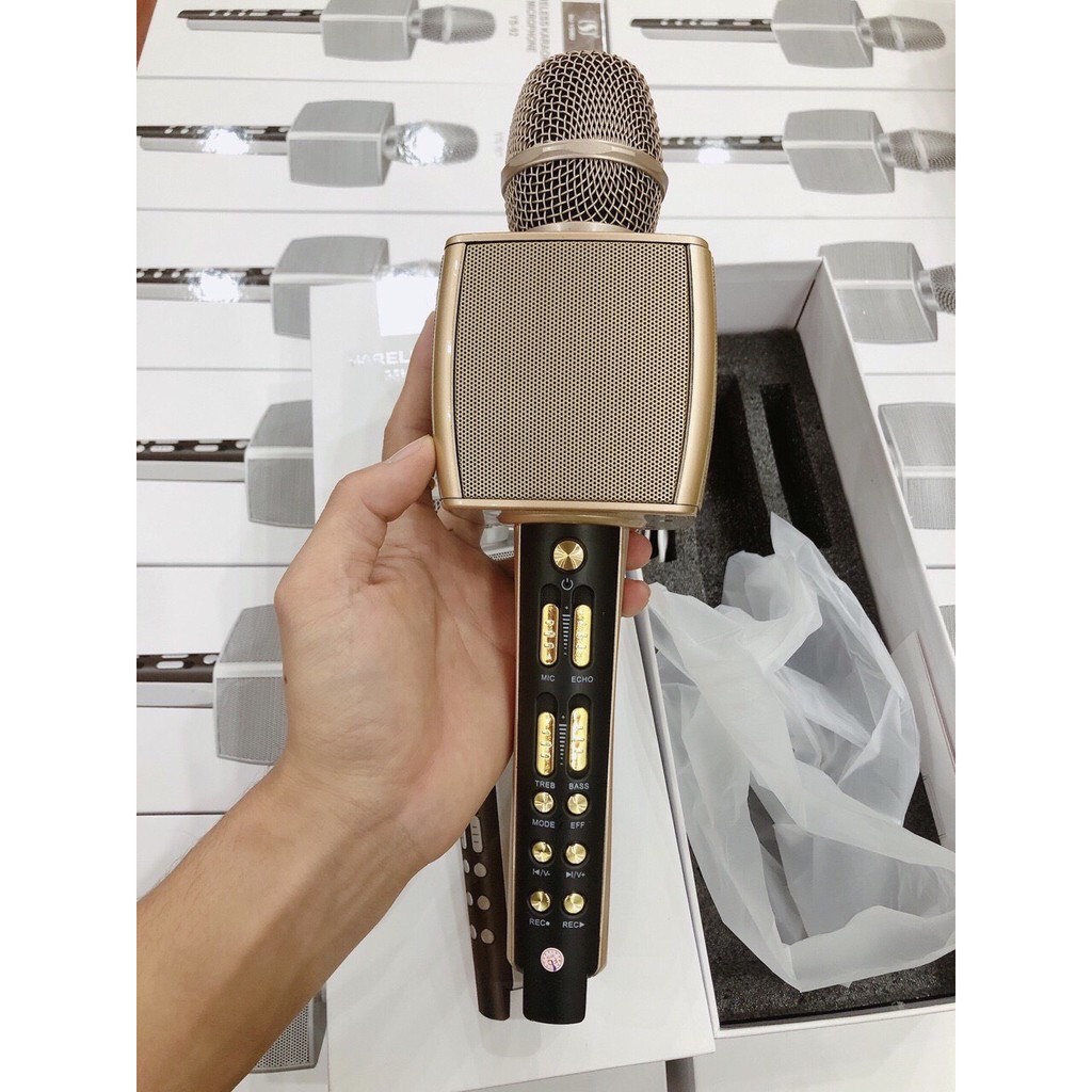 MIC KARAOKE BLUETOOTH YS 92 - MICRO KÈM LOA CAO CẤP  - LIVESTREAM - ÂM THANH SỐNG ĐỘNG - THẺ NHỚ - GHI ÂM