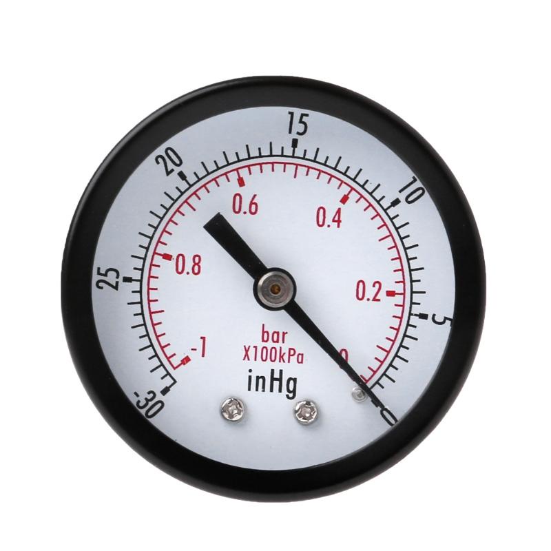 Đồng Hồ Đo Áp Suất Chân Không 50mm 1 / 4 "BSPT 0 ~ - 30inHg 0 ~ - 1bar Chuyên Dụng