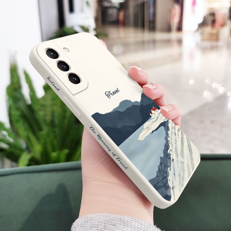 Ốp Điện Thoại Cảm Giác Thoải Mái Cho Samsung Galaxy S21 S20 FE Ultra Plus