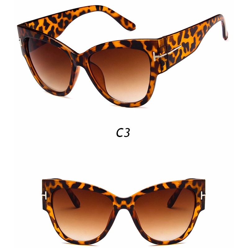 Kính mát gọng mắt mèo bằng nhựa chống tia UV phong cách thời trang retro