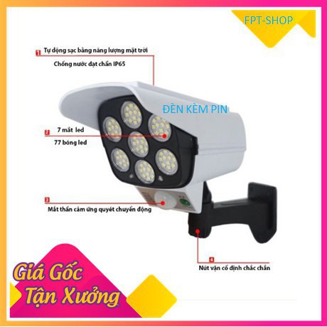 Đèn COB Cảm Biến Di Chuyển Thông Minh - Ngụy Trang Camera Chống Trộm - Sử Dụng Năng Lượng Mặt trời - K1139 💥SIÊU HOT💥