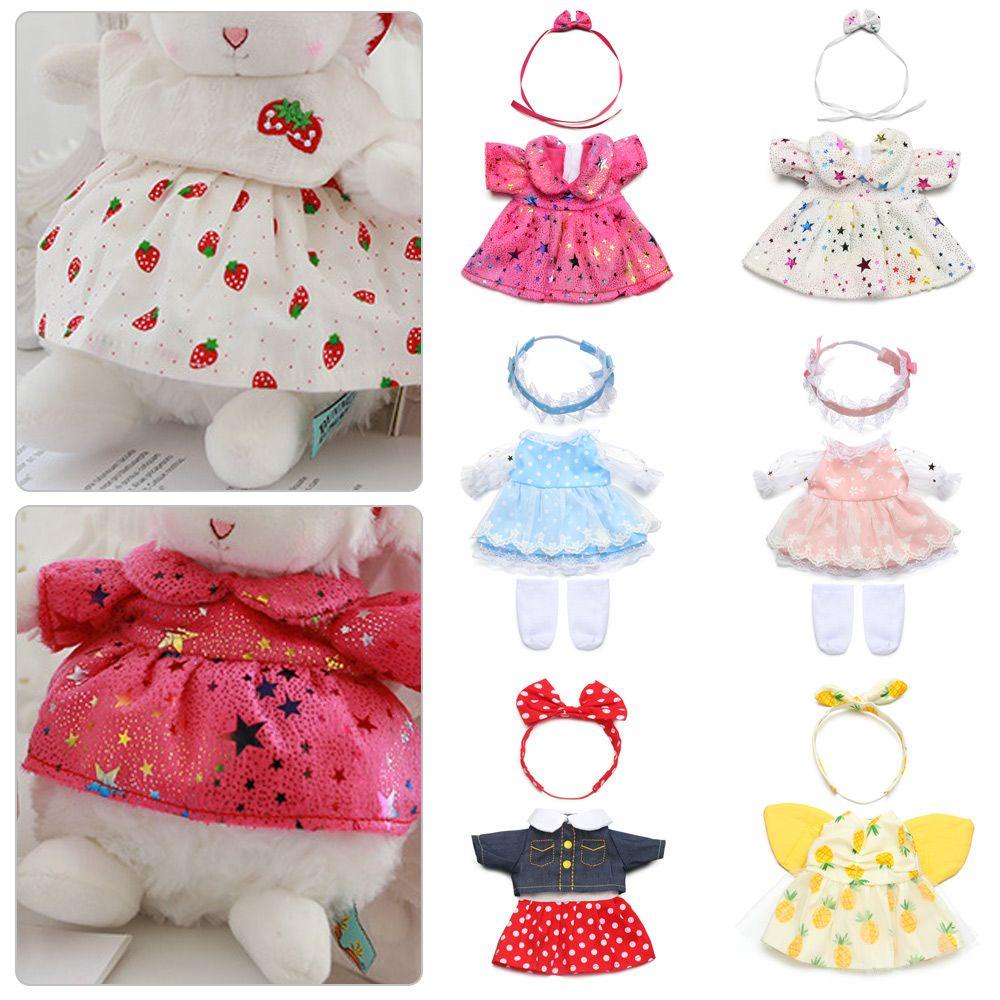 RAINBOW Cừu Nhồi Bông Trang Điểm Dễ Thương Cho Búp Bê
