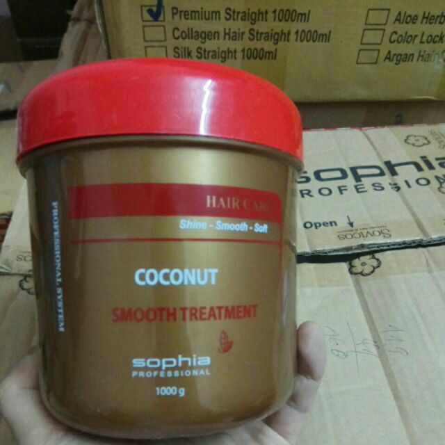 Dầu hấp hương dừa Coconut Sophia Hàn Quốc 1000ml