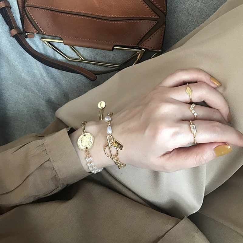 Vòng tay hợp kim dạng dây xích sang trọng | BigBuy360 - bigbuy360.vn