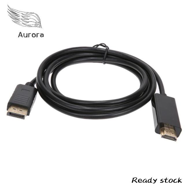 display hdmi Cáp Chuyển Đổi 1.8m Cổng Displayport Male Dp Sang Hdmi Cho Pc / Laptop / Máy Chiếu