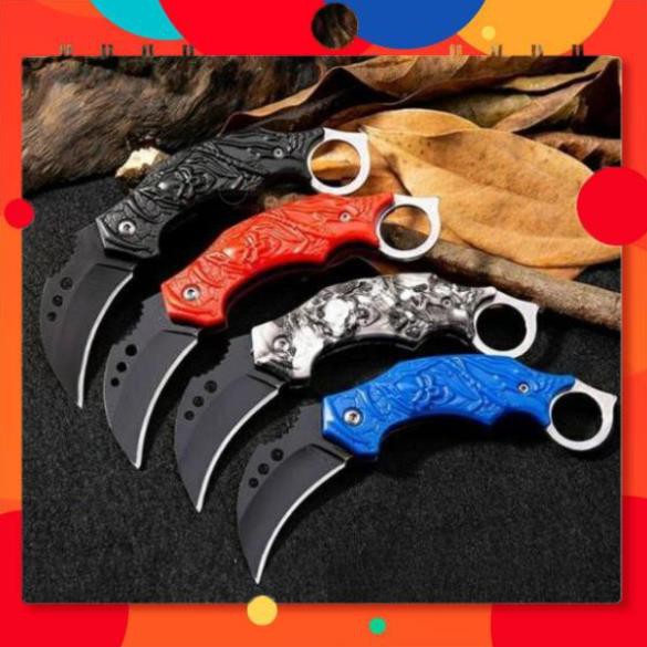 Dao Phượt Karambit Siêu Nhọ Gọn Thích Hộp Đi Phượt - Hàng Có Sẵn Trong Kho