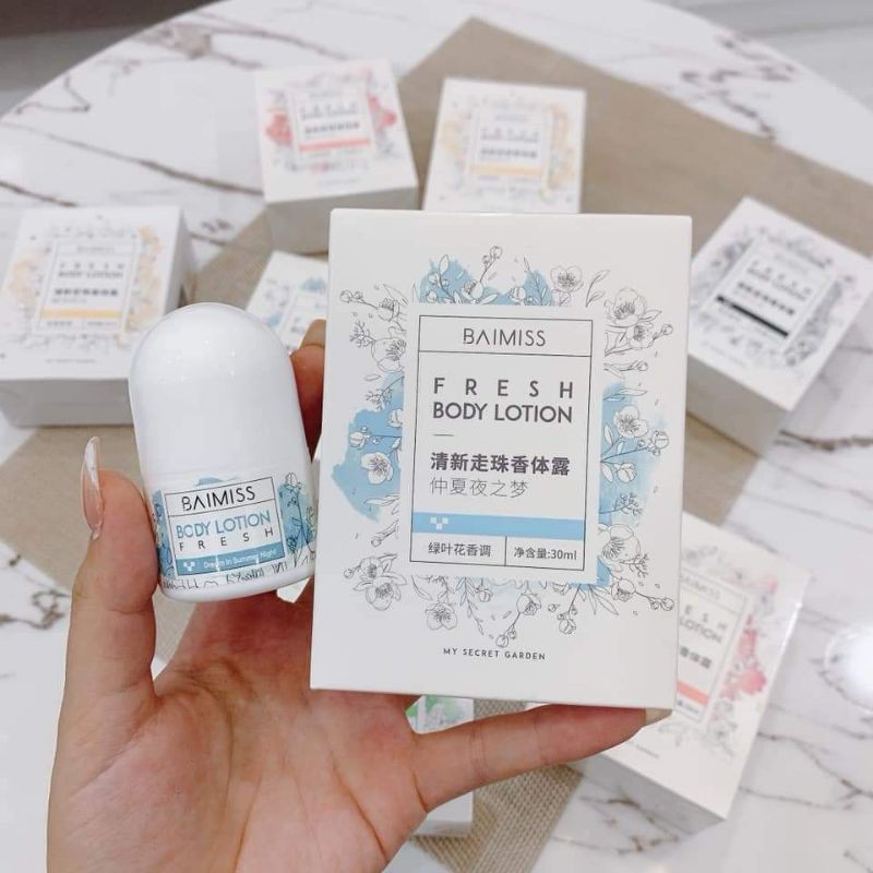 0539 B7 🍎🥑☁ Lăn Nách Khử Mùi Cơ Thể, Làm Trắng Vùng Da Nách Baimiss Body Lotion Fresh | BigBuy360 - bigbuy360.vn