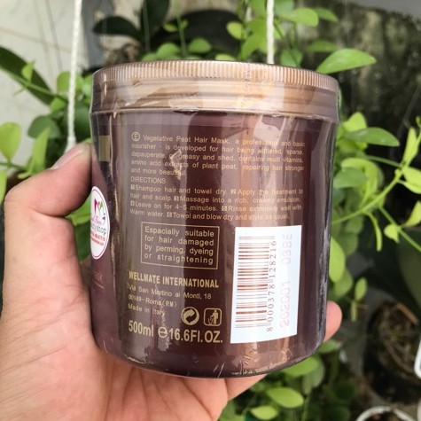 🌾Best Seller🎋Kem ủ tóc siêu mượt Wellmate Vegetative Peat Hair Mask 500ml - 1000ml | BigBuy360 - bigbuy360.vn
