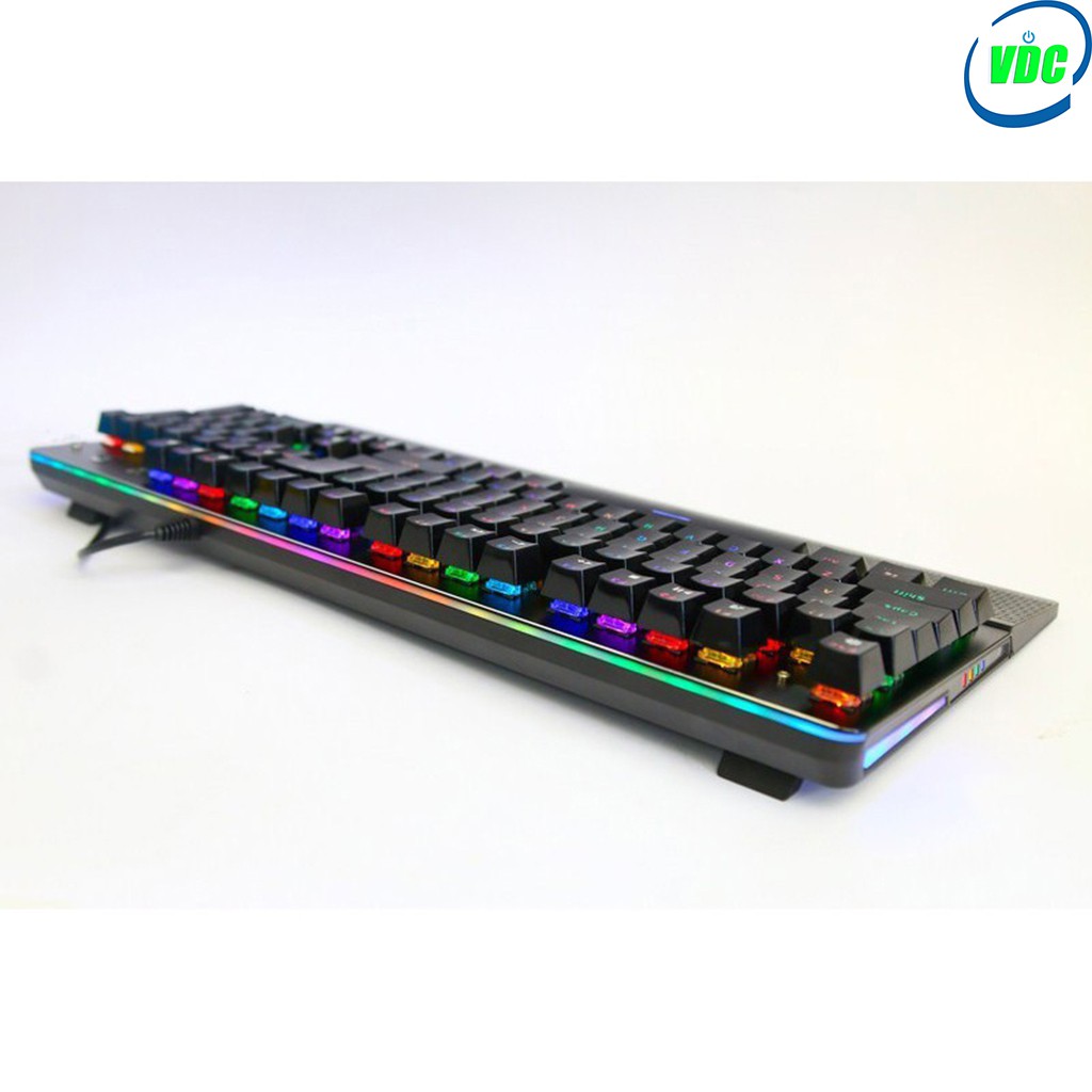 Bàn phím cơ gaming Fuhlen Subverter led RGB - Blue Switch Black - Led 20 chế độ siêu sáng - Ninza phân phối - BH 2 năm