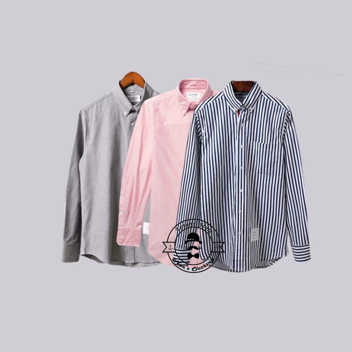 Sơ Mi Thom Browne Viền Trong Các Màu