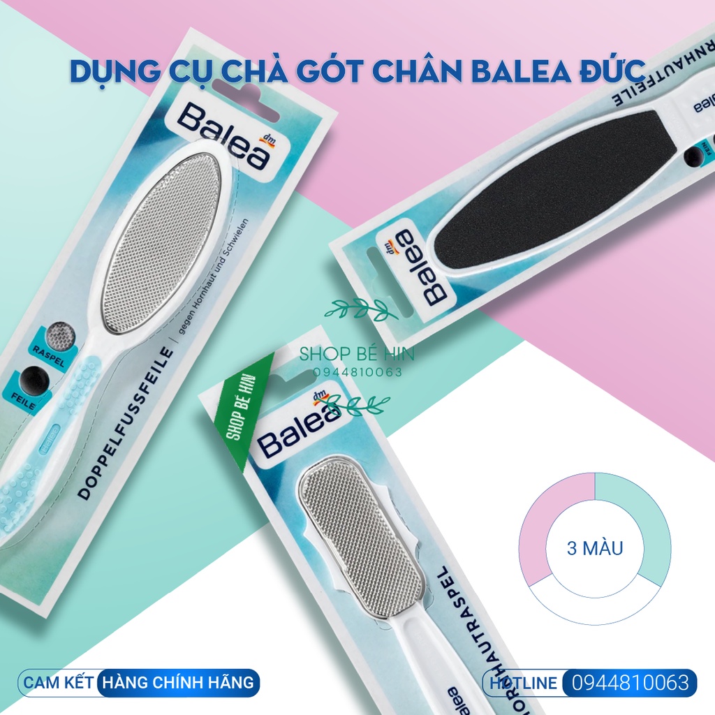 Dụng cụ chà gót chân Balea, cây chà gót chân Balea, Hàng Đức chính hãng