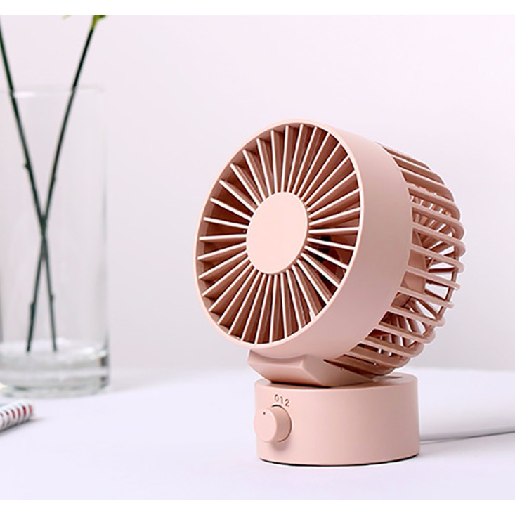 [Siêu Dễ Thương]Quạt Mini Để Bàn Tiện Lợi không cần sạc pin