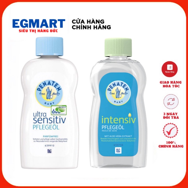 Dầu massage Penaten cho bé chai 200ml