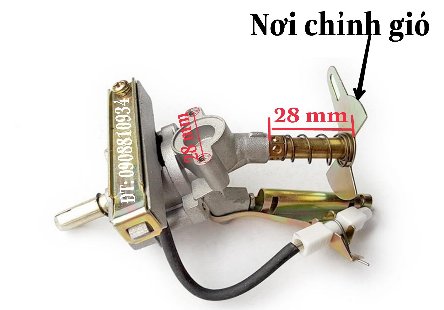 Ổ CỤM ĐÁNH LỬA Magneto 2 CÁI  cụm đơn/đôi đánh lửa bếp gas dương chính hãng (thông dụng)