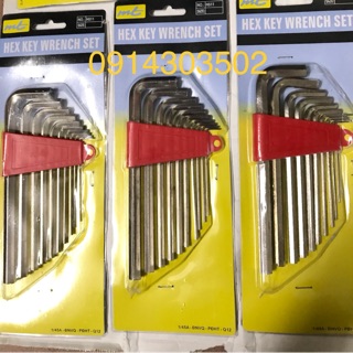 Bộ lục giác chìm vặn MT( chìa vặn lục giác giá rẻ)