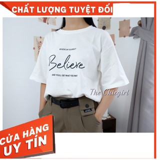 [Ảnh Thật] - Áo thun nữ phong cách Hàn Quốc, Áo phông dáng rộng freesize Unisex cá tính Nam Nữ đều mang được.