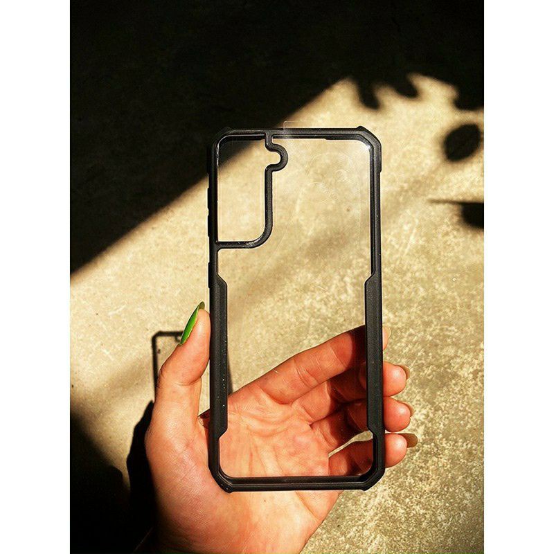 ỐP lưng Xundd Samsung Galaxy S22,S22 plus,S22 ultra,S21/ S21 Plus / S21 Ultra chống sốc lưng trong viền màu chống ố vàng