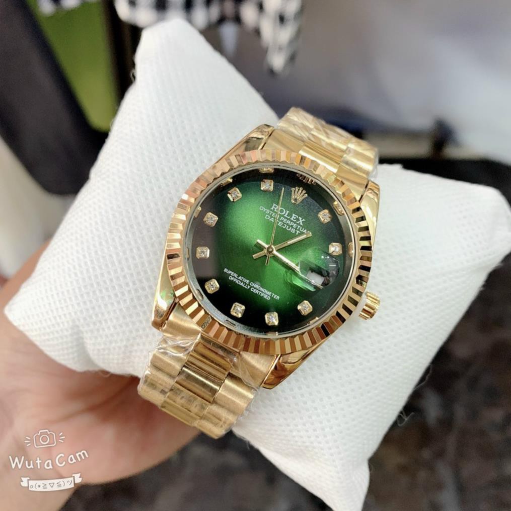 Đồng hồ Nam Rolex dây thép thời thượng nguyên khối không rỉ sang trọng đẳng cấp - FULL BOXX
