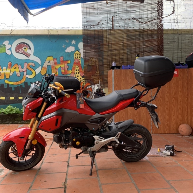 Gắn túi cài bình xăng ST500 cho MSX