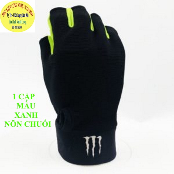 GĂNG TAY BAO TAY CHỐNG NẮNG NAM 1 Lớp Hở 5 ngón Chất liệu sợi tổng hợp co giãn Thương hiệu Monster