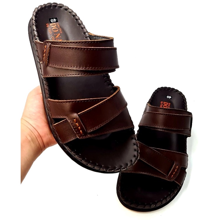 Dép 2 Quai Đế Lá Cao Cấp-Kinson Shop