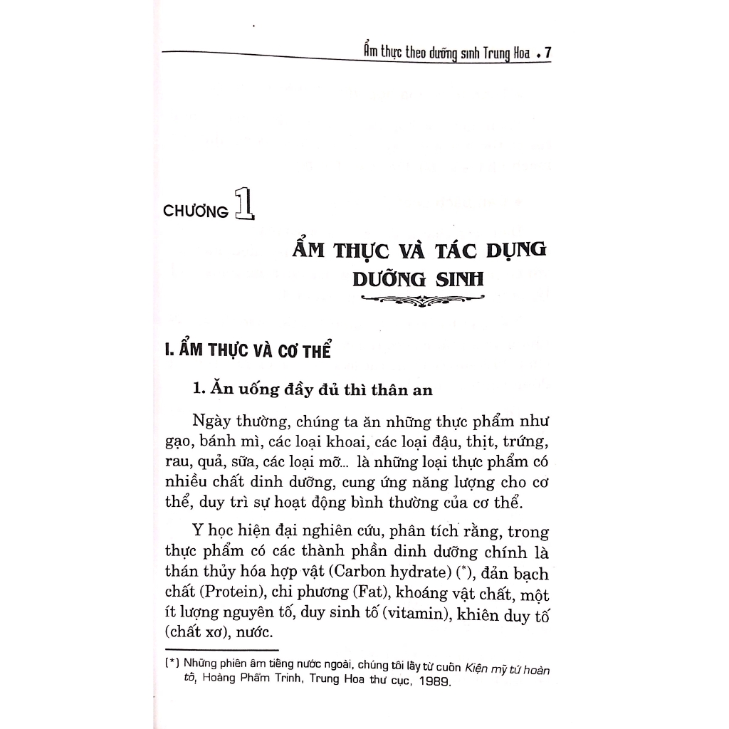 Sách - Ẩm Thực Theo Dưỡng Sinh Trung Hoa