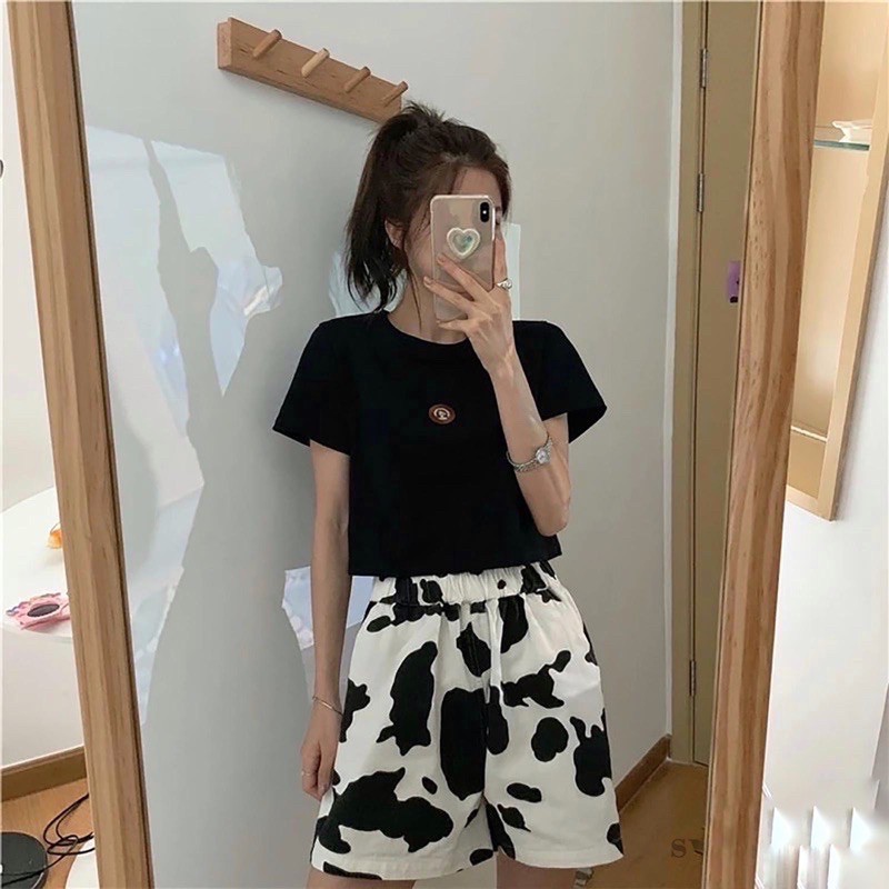 [Mã WASTUP5 giảm 10% tối đa 20K đơn 99K] Quần đùi bò sữa, quần short unisex (hàng có sẵn/ ảnh thật) | BigBuy360 - bigbuy360.vn