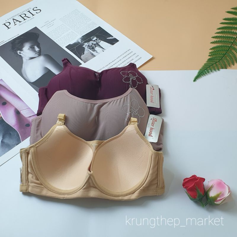 Áo lót sisterhood 756 có lưới che kín ngực hàng thái lan