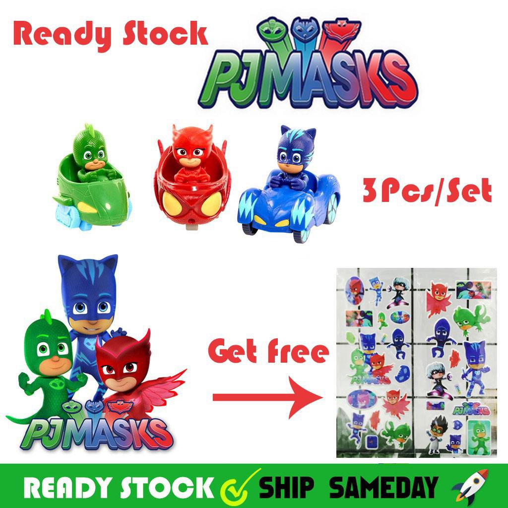Bộ 3 mô hình đồ chơi nhân vật PJ Mask ngộ nghĩnh thú vị
