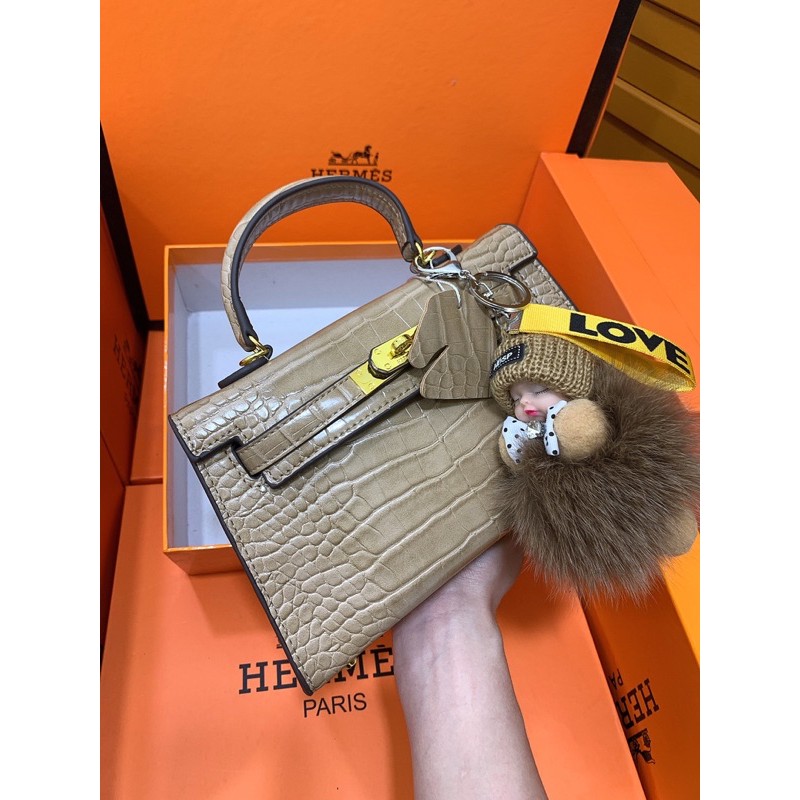 Túi size 19 và size 22 dáng lùn da rắn tag vàng ảnh thật shop