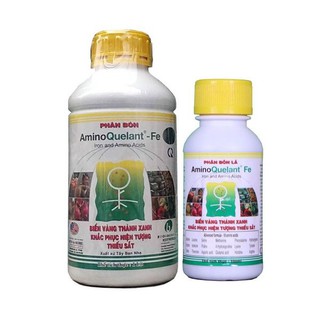 Phân bón lá bổ sung sắt Amino Fe (Amino Quelant Fe) chai 01 lít
