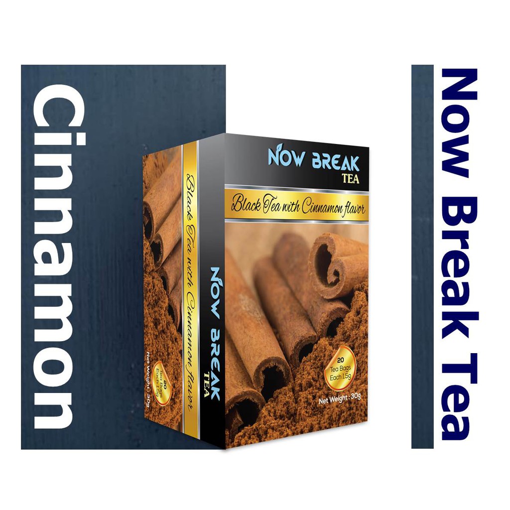 Trà Quế Now Break Tea - Combo 2 hộp (kiểu trà Cozy, Lipton, Ahmad, Dilmah, Olong, Atiso, Nestea, quà Tết,)