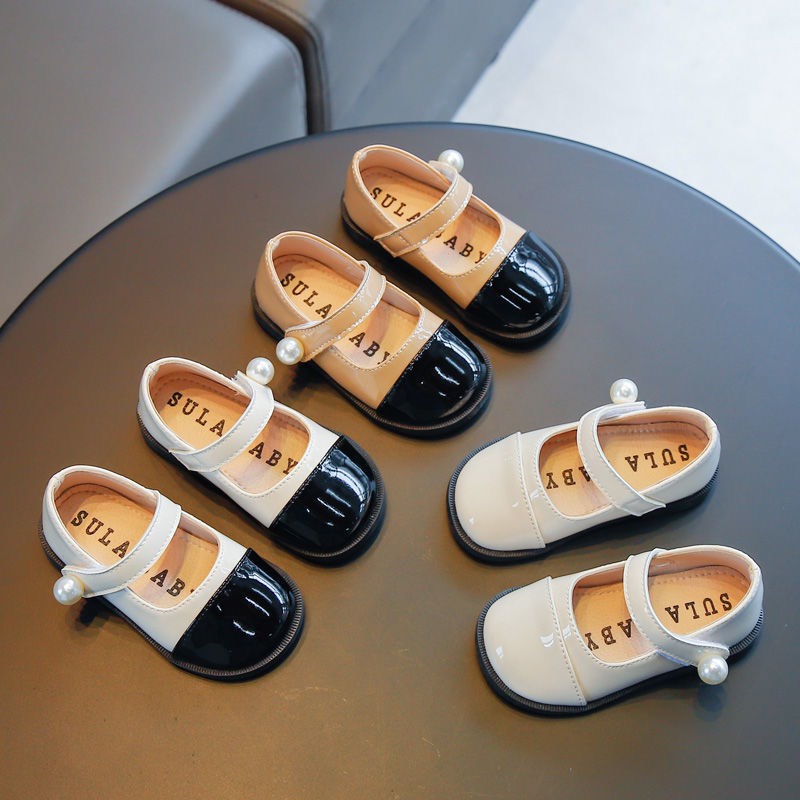 Giày Búp Bê Cho Bé – Giày Bệt Bé Gái Da Bóng Siêu Mềm Đế Êm Phong Cách Hàn Quốc Bé Gái 1-5 Tuổi M090