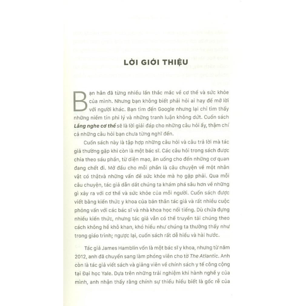 Sách - Lắng Nghe Cơ Thể - Những Câu Hỏi Về Sức Khỏe Bạn Chưa Hề Nghĩ Đến [AlphaBooks]