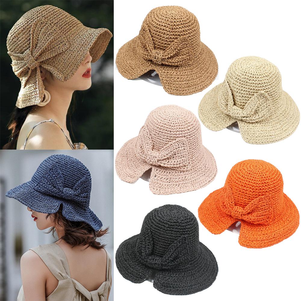 Mũ Chống Nắng Đi Biển Mùa Hè Có Thể Gấp Gọn Cho Nữ