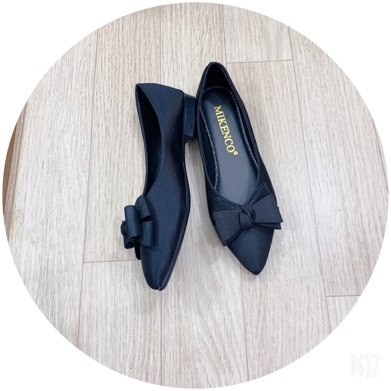 Giày bệt búp bê nữ chất vải xước mũi nhọn giúp lên chân eo thon