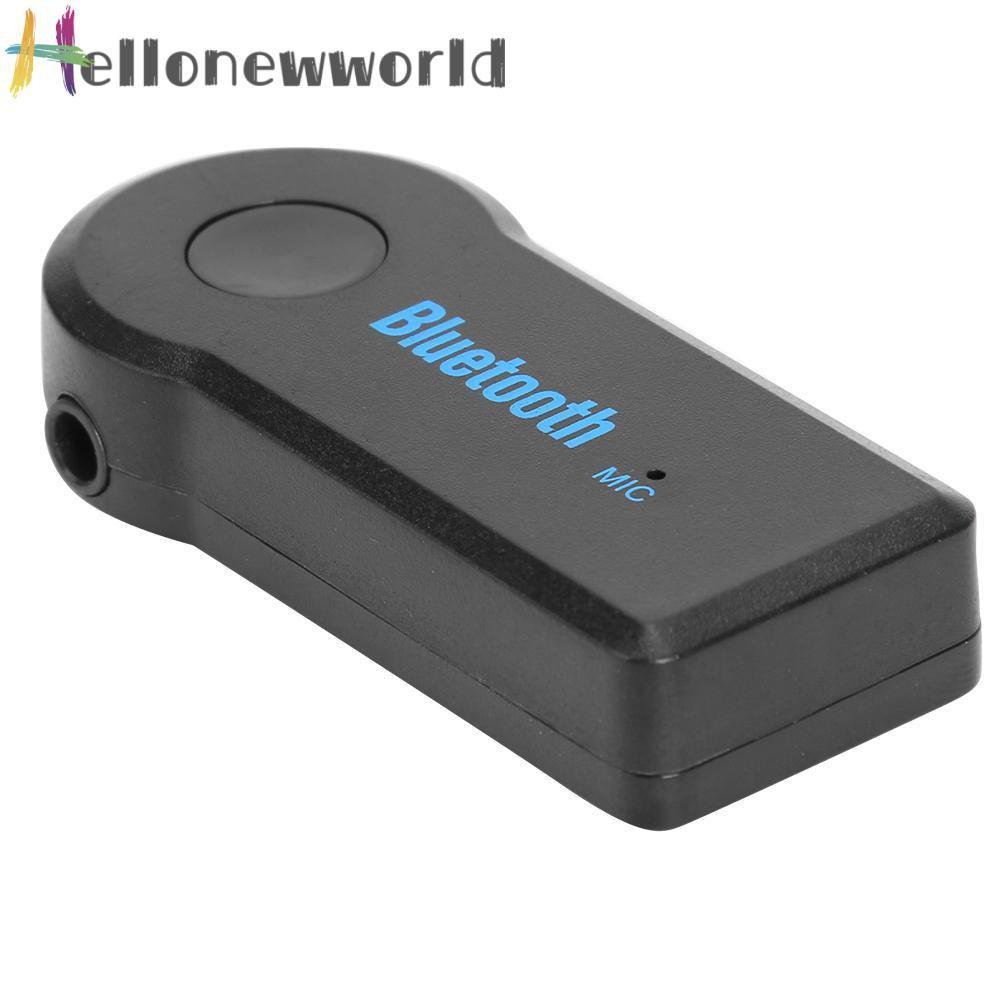 Hellonewworld Mini 3.5mm Jack AUX Wireless Car Audio Receiver Handsfree Bluetooth Adapter