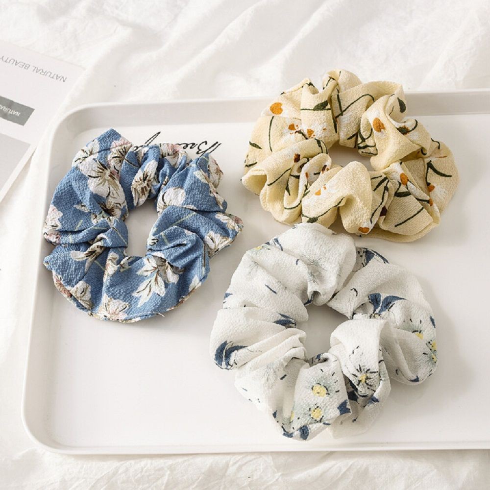 Flower Girls Stretchy Scrunchie Ponytail Holder Hair Rope