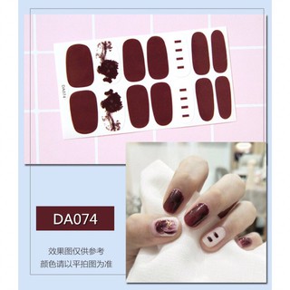 [NailSaigon tặng Dũa] Bộ 14 Stickers dán móng tay hoạ tiết Đoá Hồng