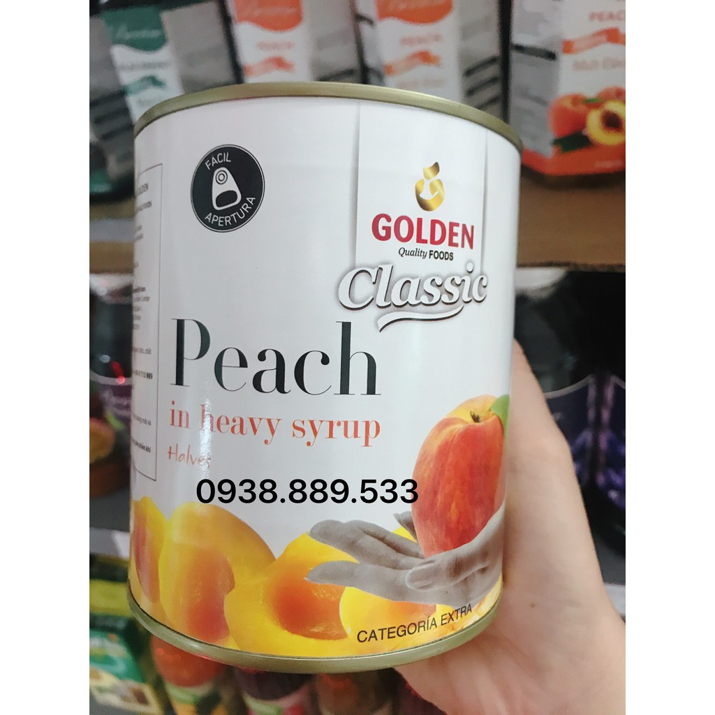 Đào ngâm Golden Peach - lon 820g