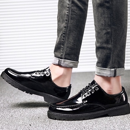 [TẶNG TẤT LƯỜI] Giày Đốc Da Bóng Hàn Quốc, Chất da bóng Độc Quyền, Dễ phối đồ đi làm đi học đi chơi, SIze 38-44 | BigBuy360 - bigbuy360.vn