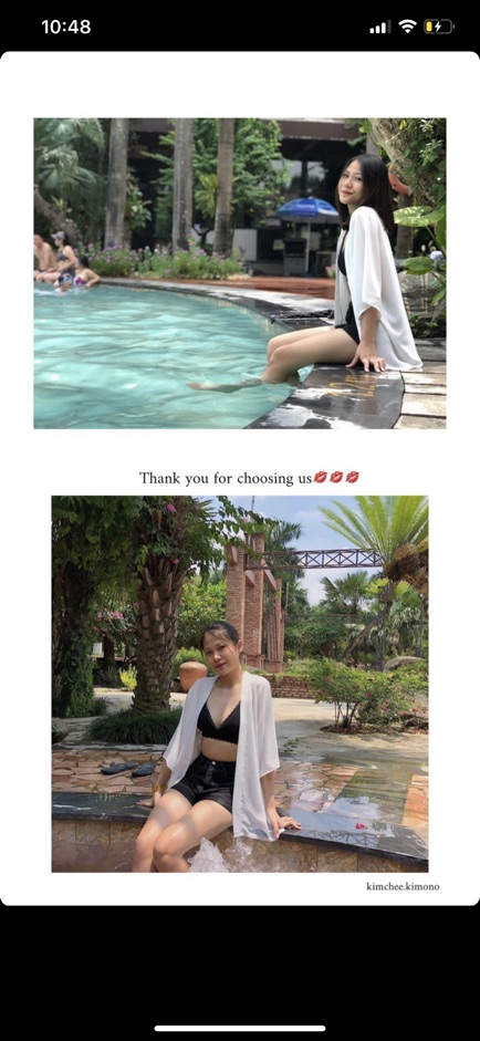 Áo kimono trắng trơn | BigBuy360 - bigbuy360.vn