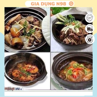 Nồi đất dày dặn,nắp kính, lòng sâu Kho cá, kho thịt, kho quẹt, kho tộ đủ size