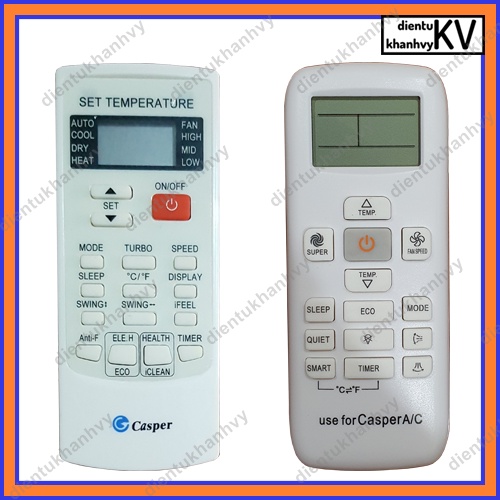 Remote Máy Lạnh Casper 2 Chiều Giá Rẻ